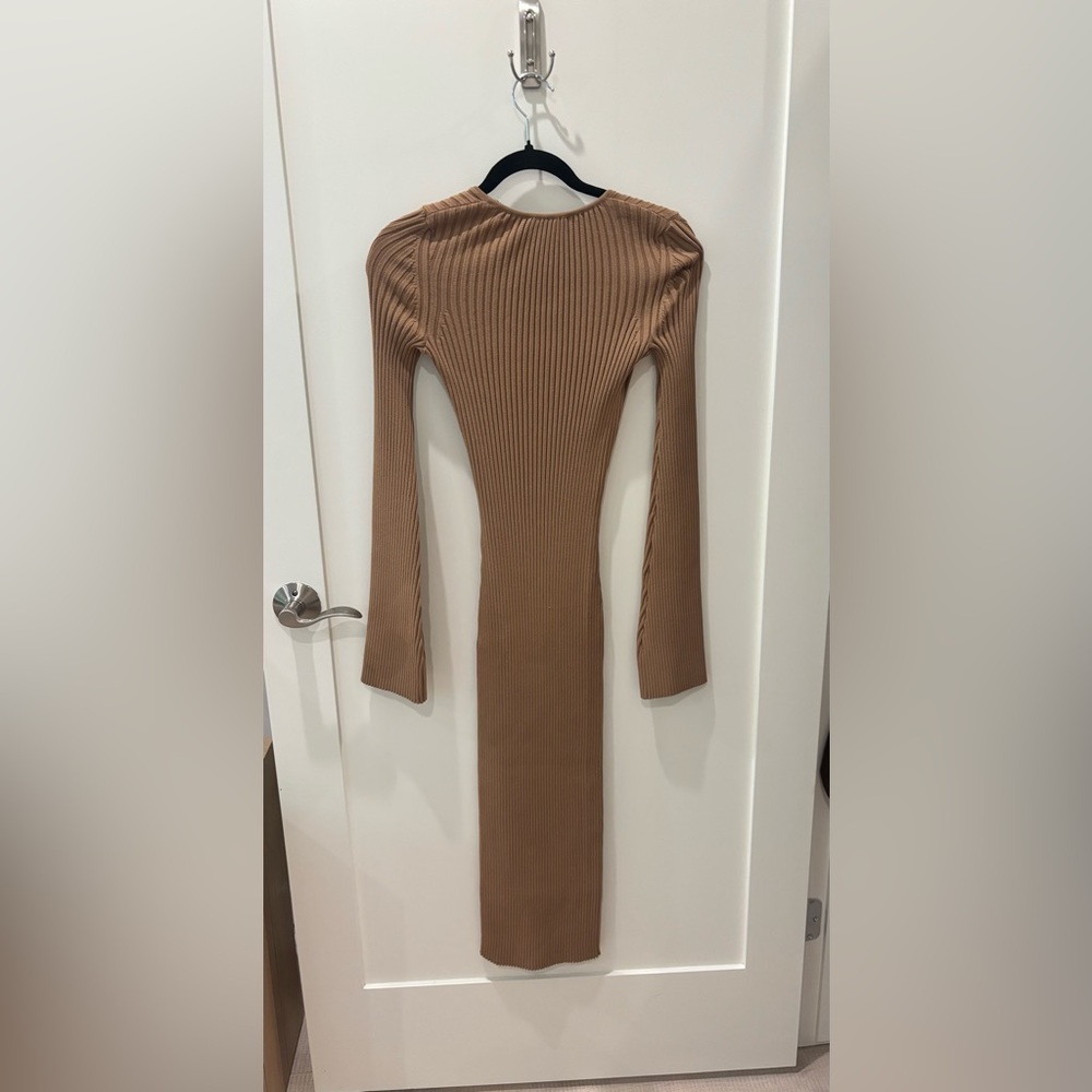NWT Anine Bing Midi Ribbed Dress - Picture 3 of 5
